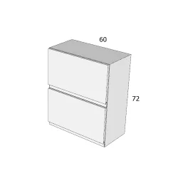 ITL 72/FF 60 FELSŐ ELEM MDF