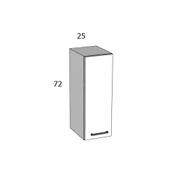 Magasfényű 72/FA 25 FELSŐ ELEM BALOS