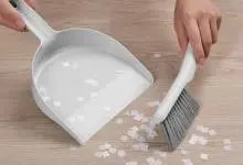 Szemeteslapát + kis kefe