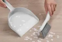 Szemeteslapát + kis kefe