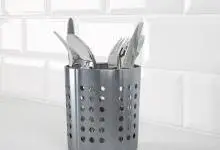 Henger alakú evőeszköztartó