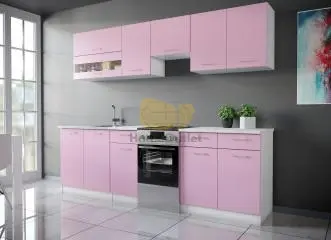Color Rózsaszín Konyhabútor 250 cm