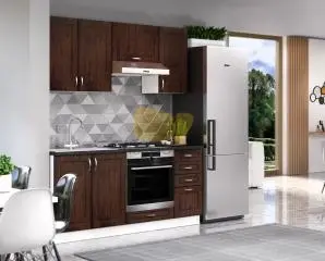 Profi 1 Mdf Bambusz konyhabútor 180 cm