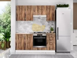 Profi 1 Mdf Konyak Tölgy konyhabútor 180 cm