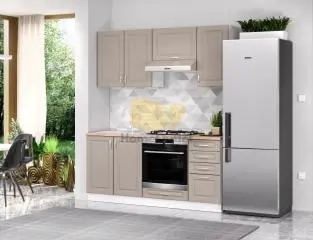 Profi 1 Mdf Cappuchino konyhabútor 180 cm