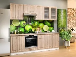 Athén Mdf Sonoma konyhabútor 240 cm