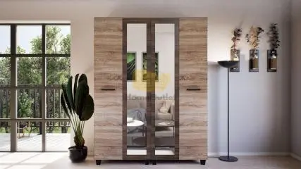 Avalon Sonoma-Sonoma-Sötét Kávé Gardrób 140 cm