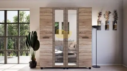 Avalon Sonoma-Sonoma-Trüffel Gardrób 160 cm