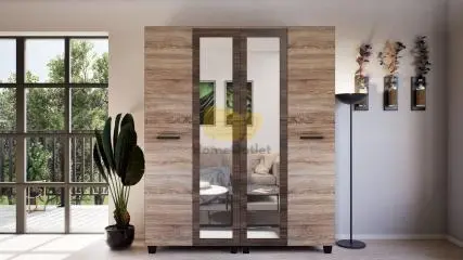 Avalon Sonoma-Sonoma.-Sötét Kávé Gardrób 160 cm