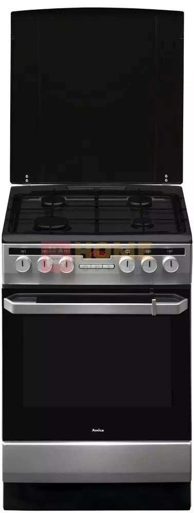 Amica A5KG8.2(XN)M ( 56013) inox multifunkciós ,kombinált tűzhely, programórával