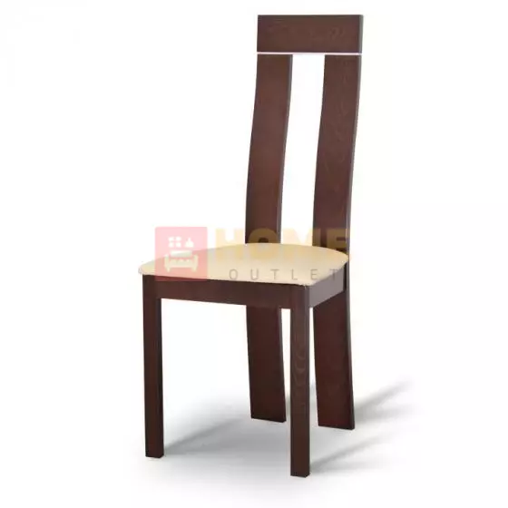 Desi szék A, Bézs - Diófa