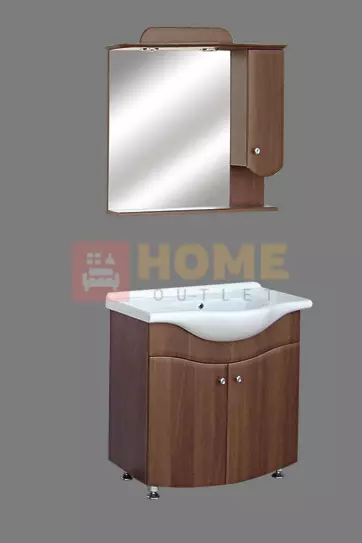 Helga fürdőszoba szekrény 75 cm-es juhar D