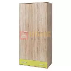 Emio sonoma-zöld szekrény