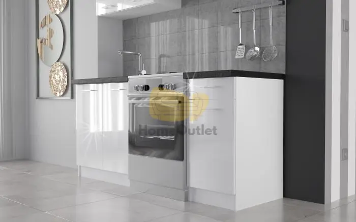 Kála Magasfényű Fehér konyhabútor 170 cm