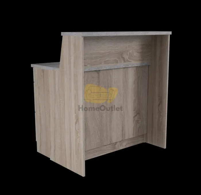 Atlasz sonoma fehér konyhasziget 124 cm