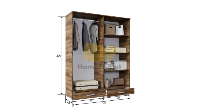 Kolin A-1 Gardrób 140 cm