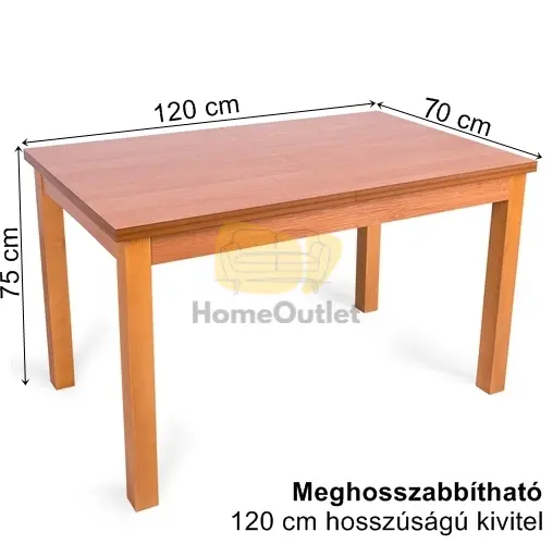 Berta asztal - Éger