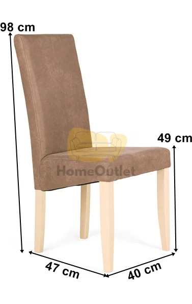 Berta elegant szék - Drapp