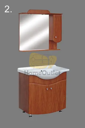 Helga fürdőszoba szekrény 75 cm-es juhar B