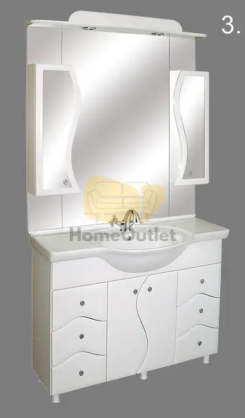 Porcelán S100 fürdőszoba bútor D