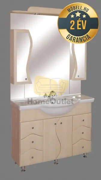 Porcelán S100 fürdőszoba bútor C