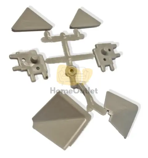 Only fehér - sonoma konyhabútor 215 cm hátfalpanellel