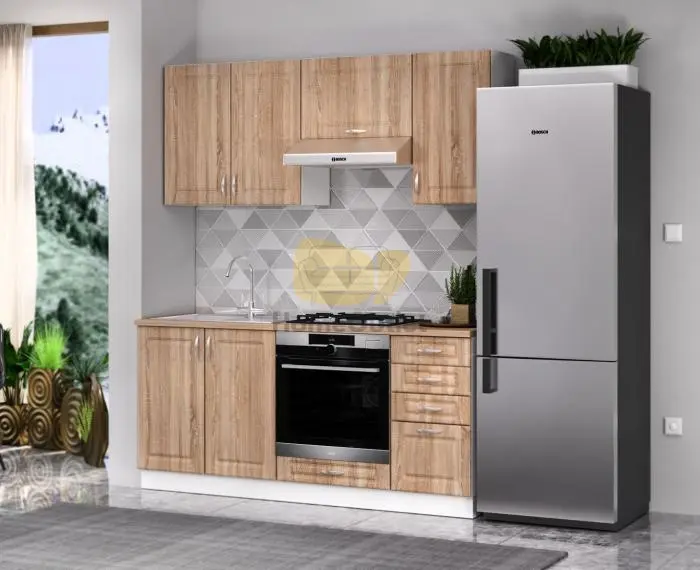 Profi 1 Mdf Sonoma konyhabútor 180 cm