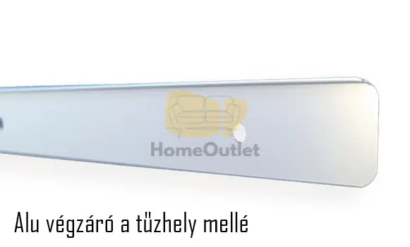 Kála Magasfényű Fekete konyhabútor 170 cm