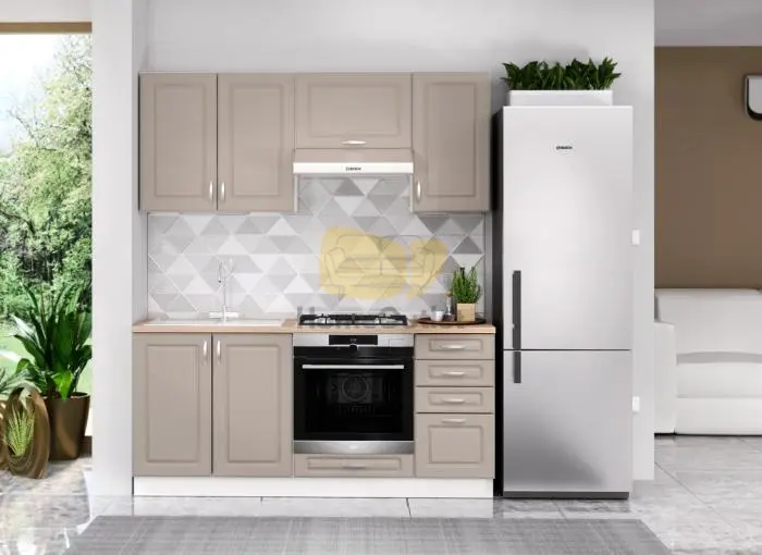 Profi 1 Mdf Cappuchino konyhabútor 180 cm