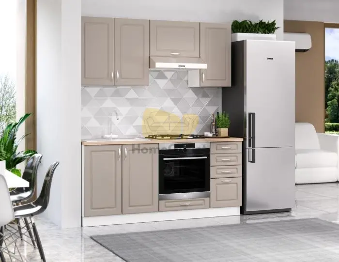 Profi 1 Mdf Cappuchino konyhabútor 180 cm