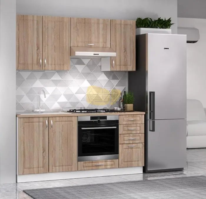 Profi 1 Mdf Sonoma konyhabútor 180 cm
