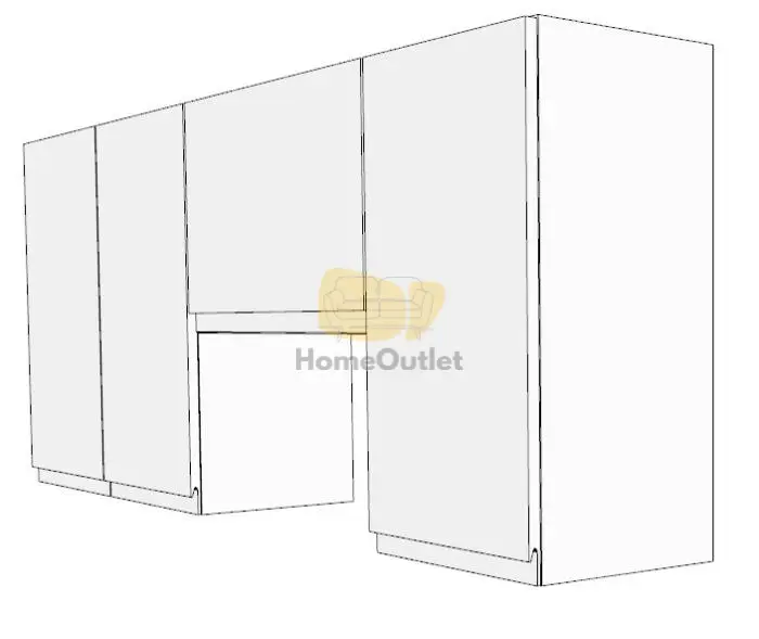 Italy Mdf Ultra kék konyhabútor 180 cm
