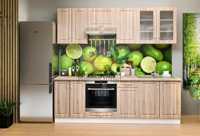 Athén Mdf Sonoma konyhabútor 240 cm