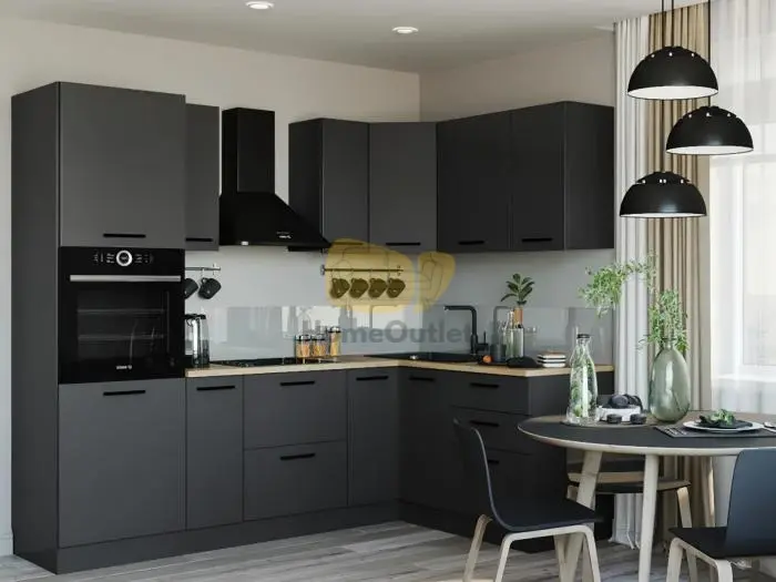 Montana Szürke Sarok konyhabútor 240 x 160 cm